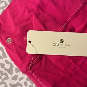 CRZ YOGA Fuchsia Performance Top